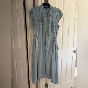 White House Black Market women’s denim dress. Size 14. Runs small.